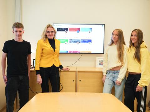 Borgarstjorinn i heimsokn