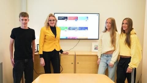 Borgarstjorinn i heimsokn